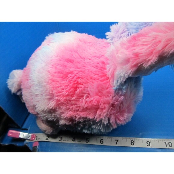 Squishable Cotton Candy Bunny Rabbit Plush Sewn Eyes Stuffed Animal 10" w/Tag - Picture 10 of 10